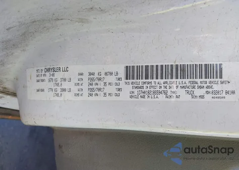 2008 Dodge Ram 1500 Slt из США, поврежденный, VIN 1D7HA18218S594762